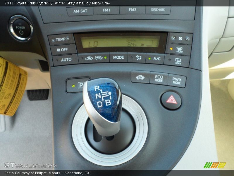 Winter Gray Metallic / Misty Gray 2011 Toyota Prius Hybrid II