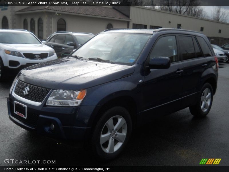 Deep Sea Blue Metallic / Black 2009 Suzuki Grand Vitara XSport 4x4