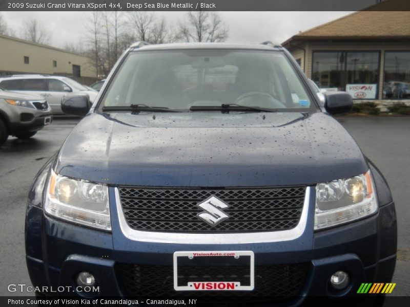 Deep Sea Blue Metallic / Black 2009 Suzuki Grand Vitara XSport 4x4