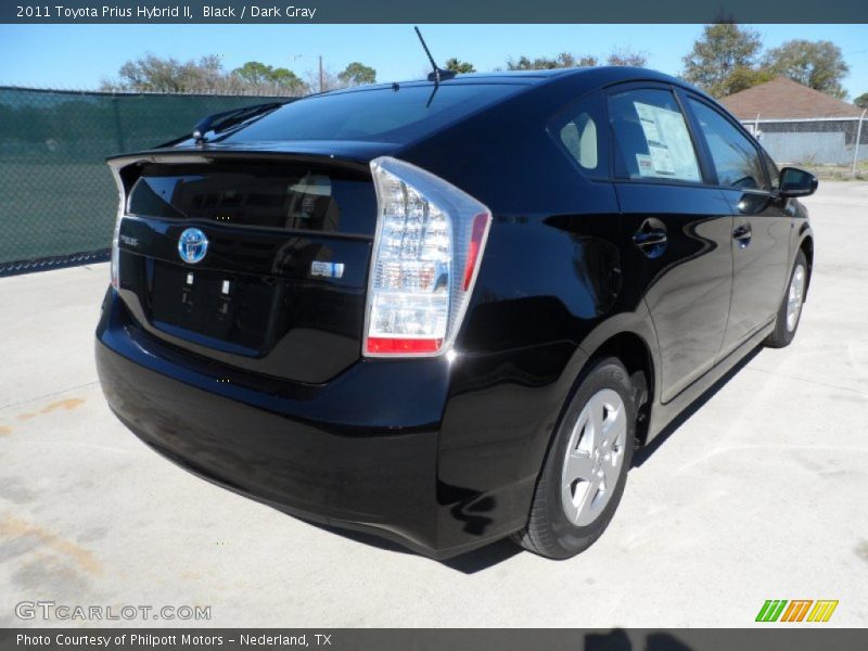 Black / Dark Gray 2011 Toyota Prius Hybrid II
