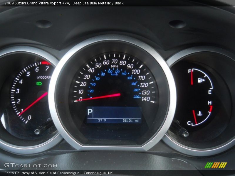  2009 Grand Vitara XSport 4x4 XSport 4x4 Gauges