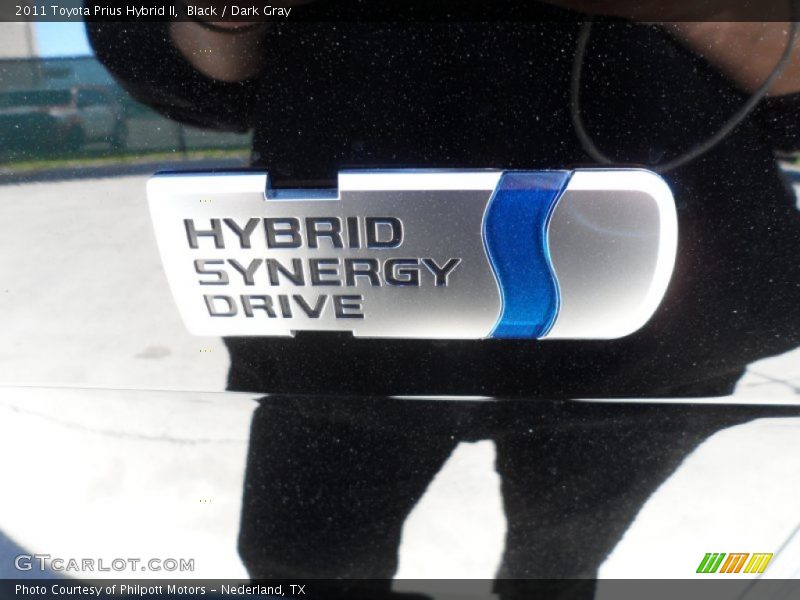 Black / Dark Gray 2011 Toyota Prius Hybrid II