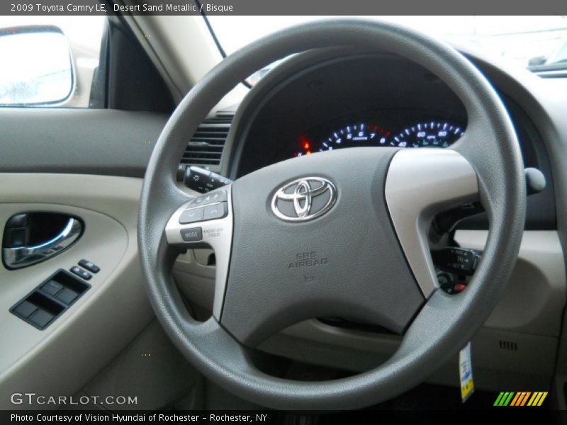 Desert Sand Metallic / Bisque 2009 Toyota Camry LE
