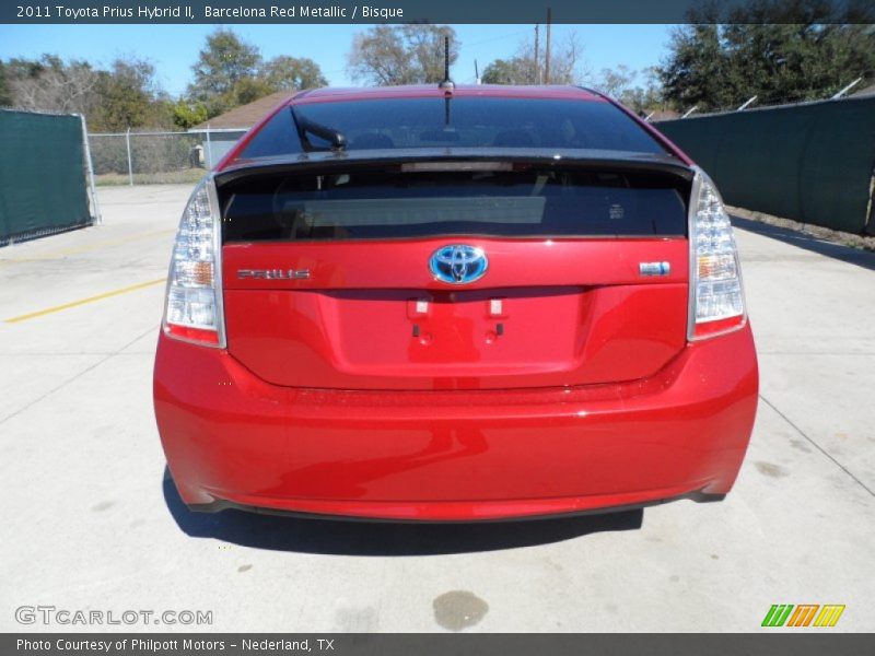 Barcelona Red Metallic / Bisque 2011 Toyota Prius Hybrid II