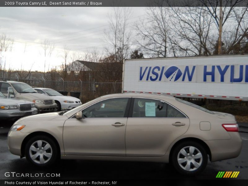 Desert Sand Metallic / Bisque 2009 Toyota Camry LE