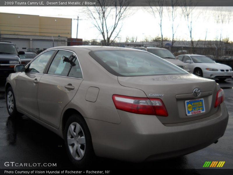 Desert Sand Metallic / Bisque 2009 Toyota Camry LE