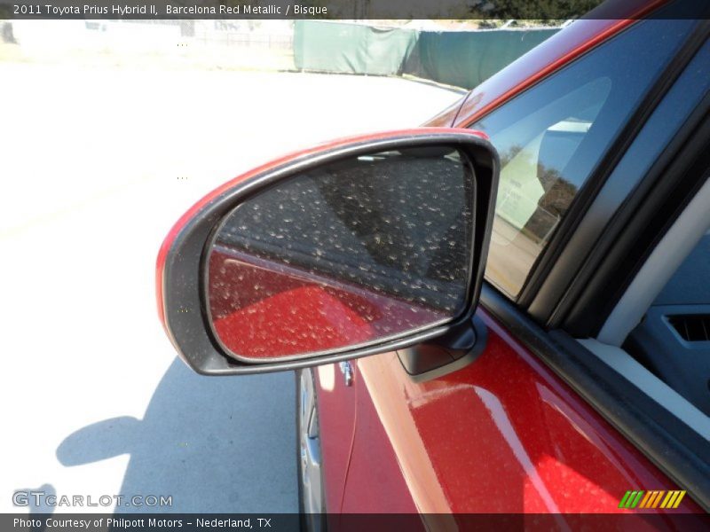 Barcelona Red Metallic / Bisque 2011 Toyota Prius Hybrid II