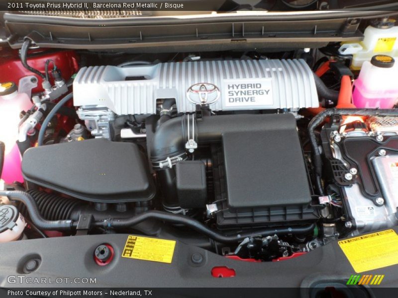 Barcelona Red Metallic / Bisque 2011 Toyota Prius Hybrid II