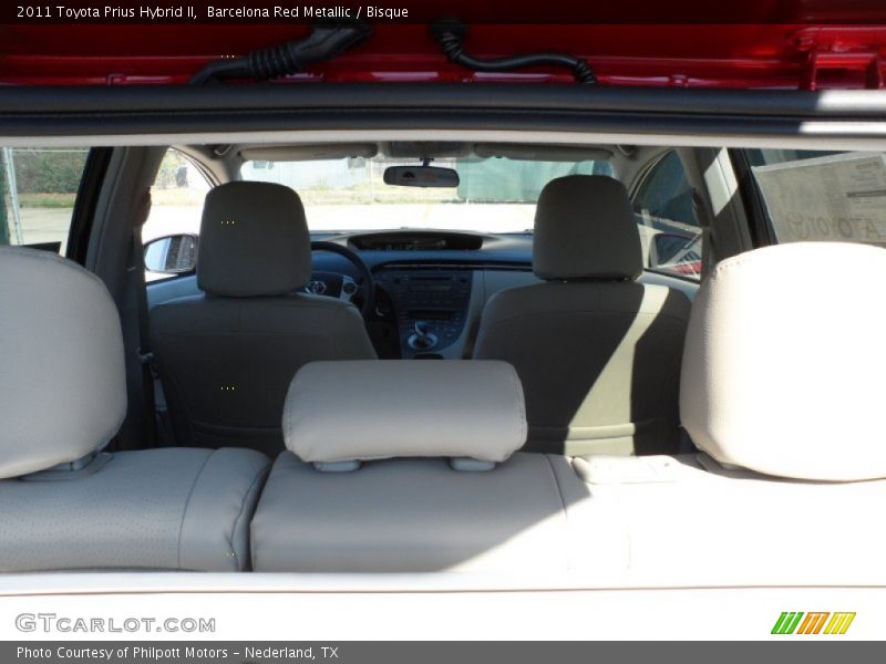 Barcelona Red Metallic / Bisque 2011 Toyota Prius Hybrid II