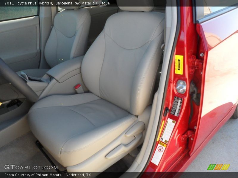 Barcelona Red Metallic / Bisque 2011 Toyota Prius Hybrid II
