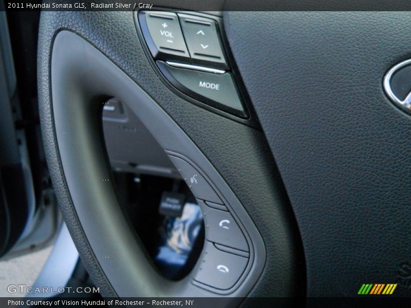Radiant Silver / Gray 2011 Hyundai Sonata GLS