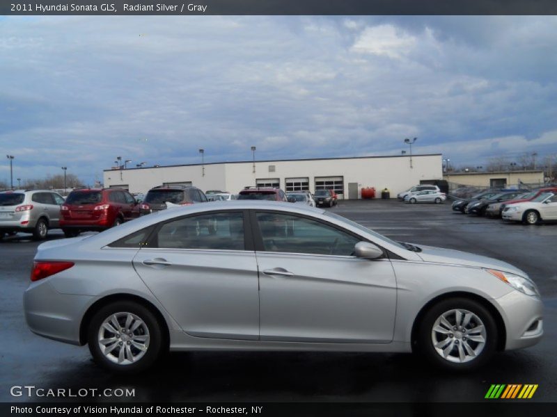 Radiant Silver / Gray 2011 Hyundai Sonata GLS
