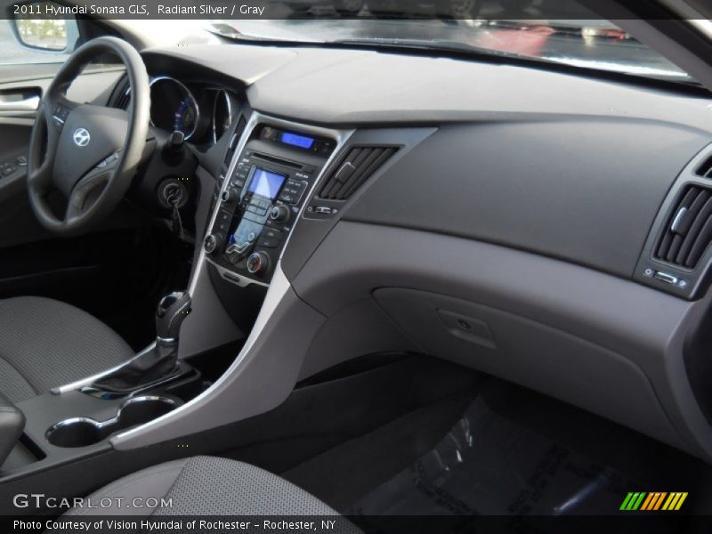 Radiant Silver / Gray 2011 Hyundai Sonata GLS