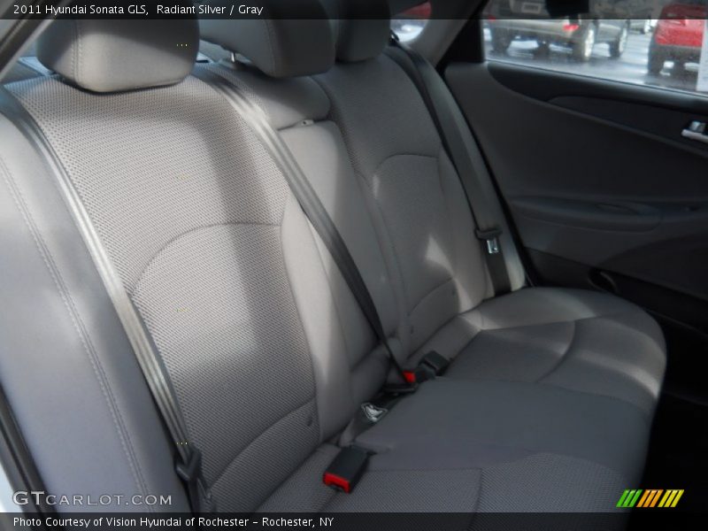 Radiant Silver / Gray 2011 Hyundai Sonata GLS