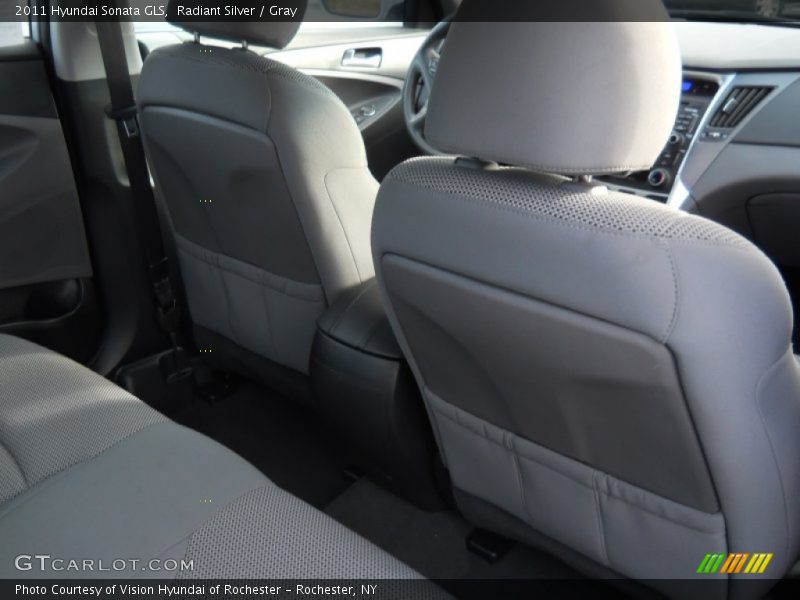 Radiant Silver / Gray 2011 Hyundai Sonata GLS