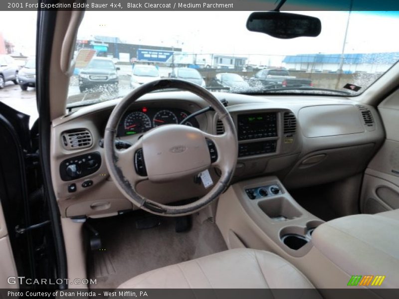 Black Clearcoat / Medium Parchment 2001 Ford Expedition Eddie Bauer 4x4