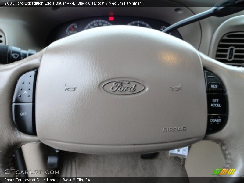 Black Clearcoat / Medium Parchment 2001 Ford Expedition Eddie Bauer 4x4