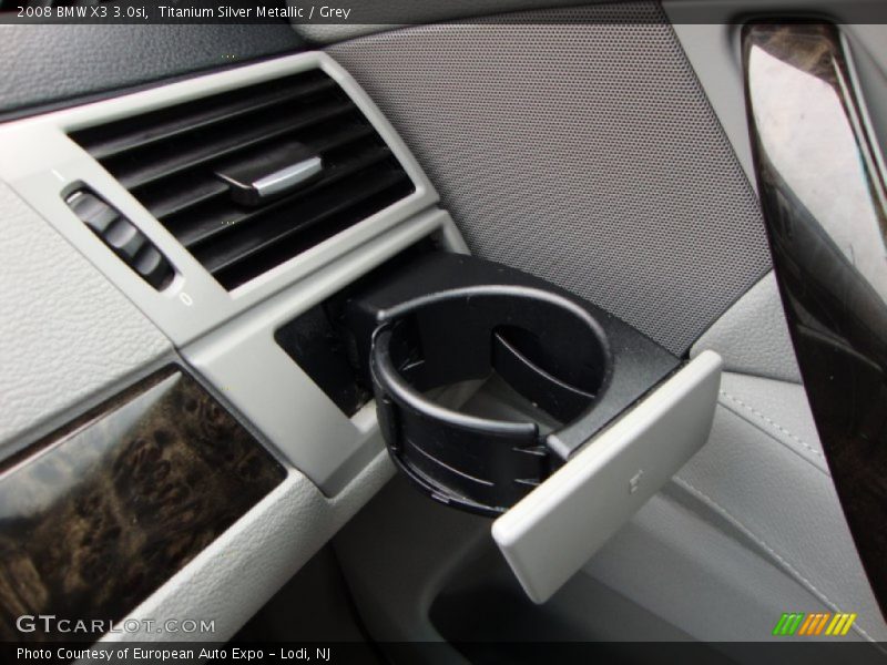Titanium Silver Metallic / Grey 2008 BMW X3 3.0si