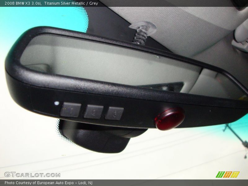 Titanium Silver Metallic / Grey 2008 BMW X3 3.0si