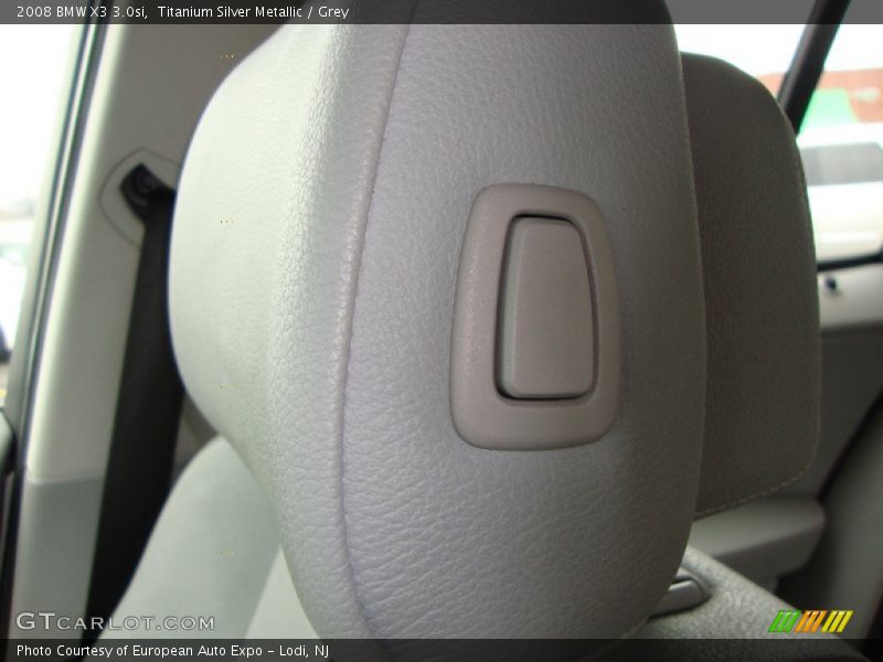 Titanium Silver Metallic / Grey 2008 BMW X3 3.0si