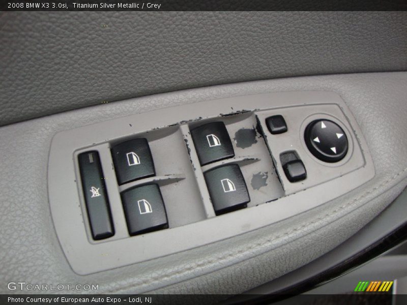 Titanium Silver Metallic / Grey 2008 BMW X3 3.0si