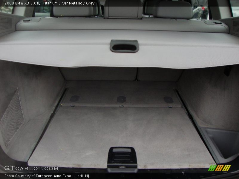 Titanium Silver Metallic / Grey 2008 BMW X3 3.0si