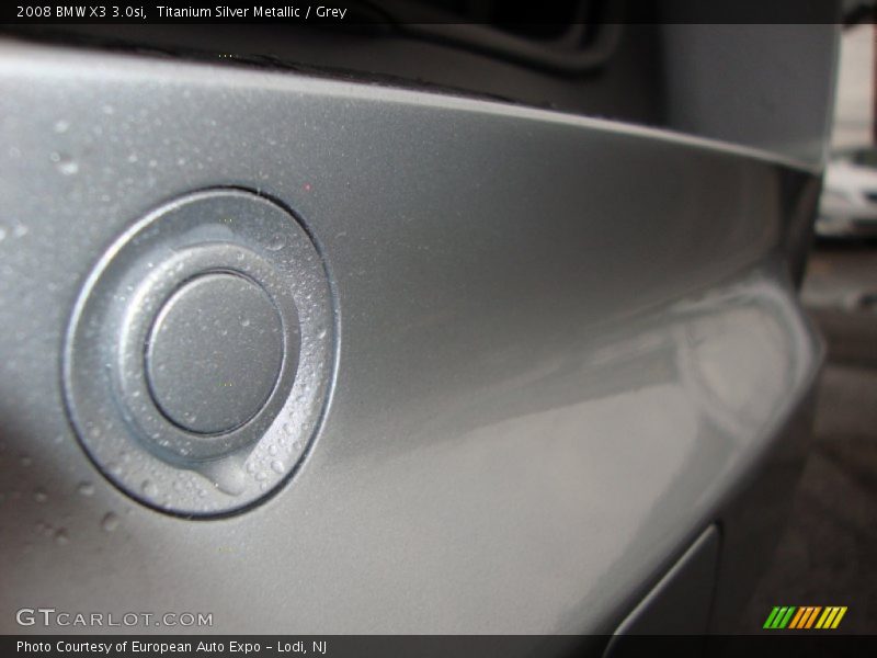 Titanium Silver Metallic / Grey 2008 BMW X3 3.0si