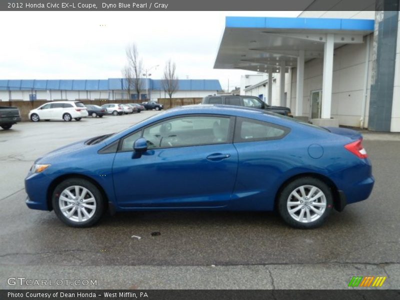  2012 Civic EX-L Coupe Dyno Blue Pearl