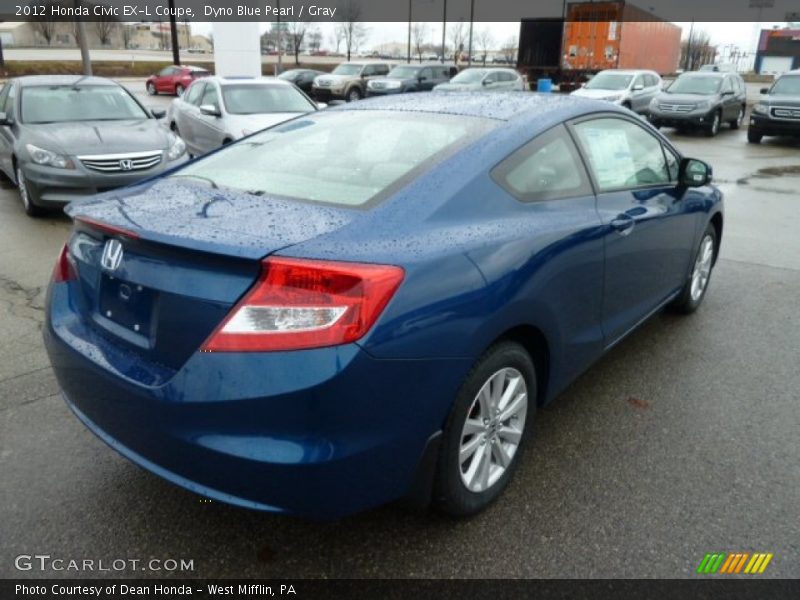  2012 Civic EX-L Coupe Dyno Blue Pearl