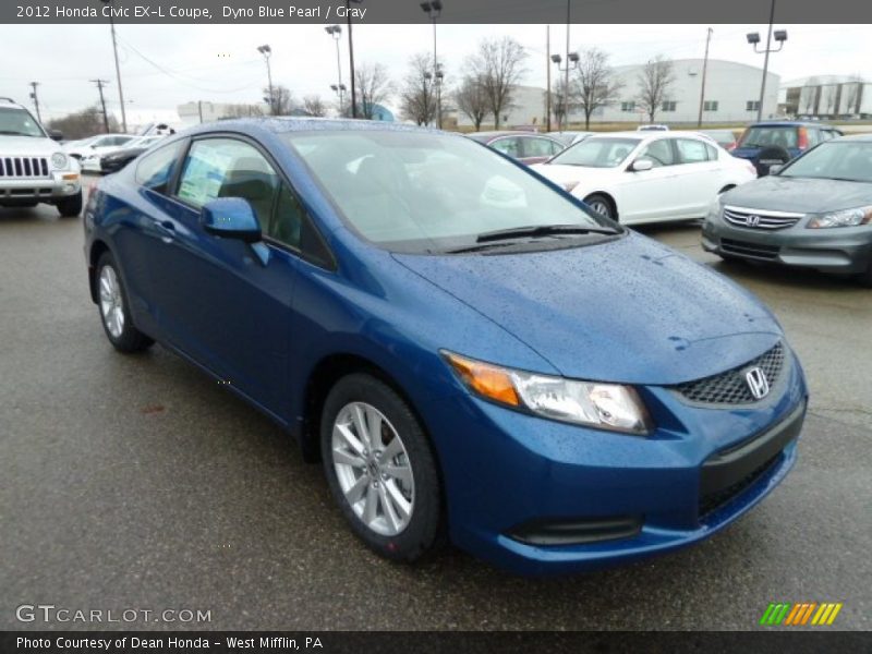 Front 3/4 View of 2012 Civic EX-L Coupe