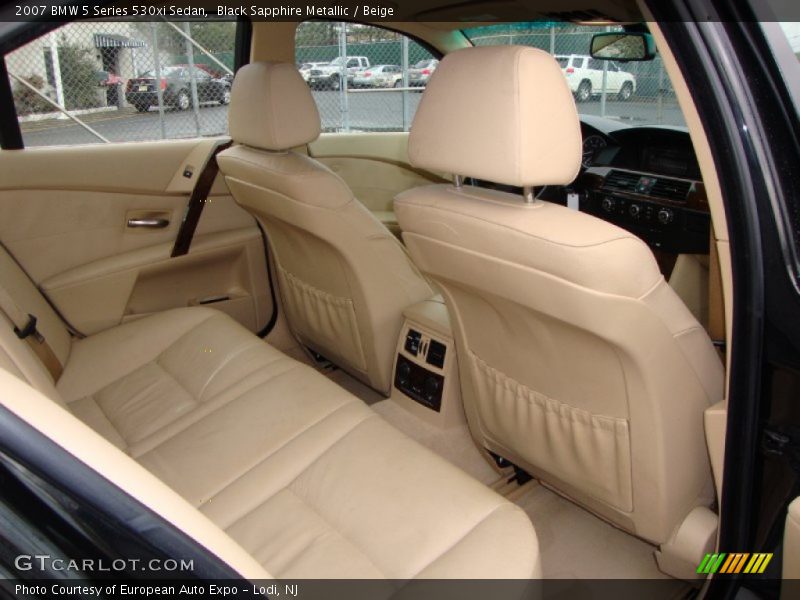  2007 5 Series 530xi Sedan Beige Interior
