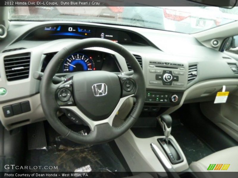 Dashboard of 2012 Civic EX-L Coupe