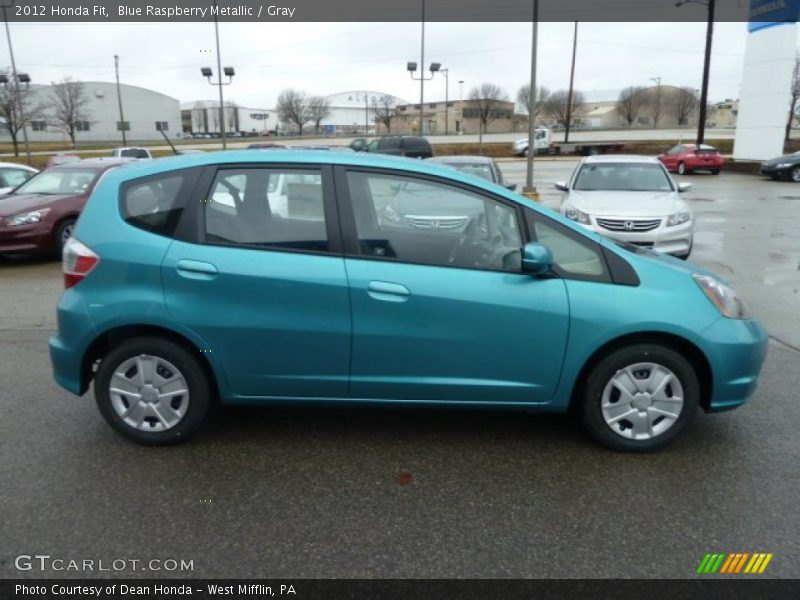 Blue Raspberry Metallic / Gray 2012 Honda Fit