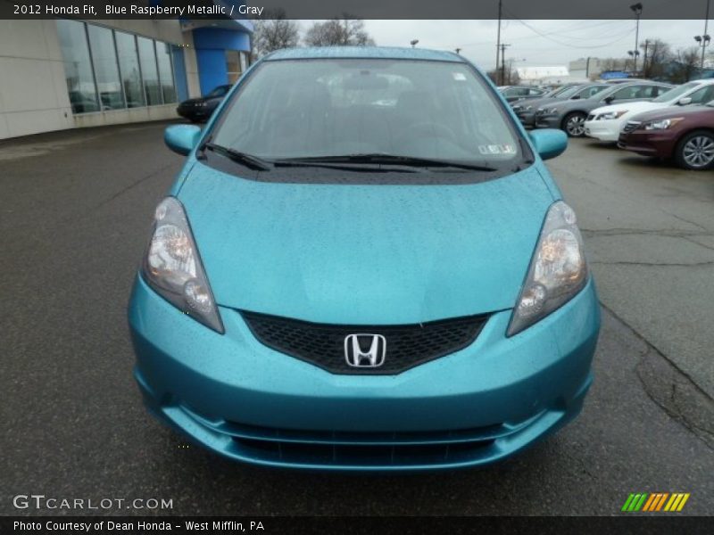 Blue Raspberry Metallic / Gray 2012 Honda Fit