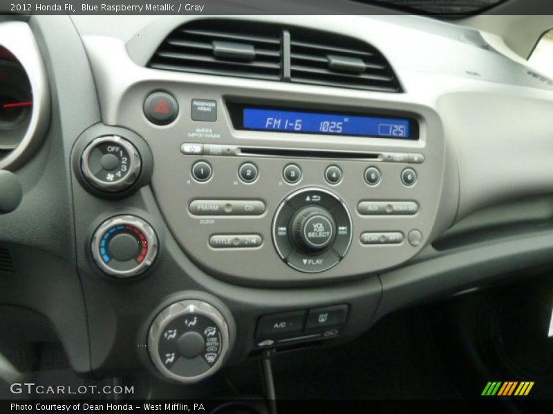 Controls of 2012 Fit 