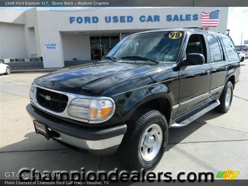 Ebony Black / Medium Graphite 1998 Ford Explorer XLT