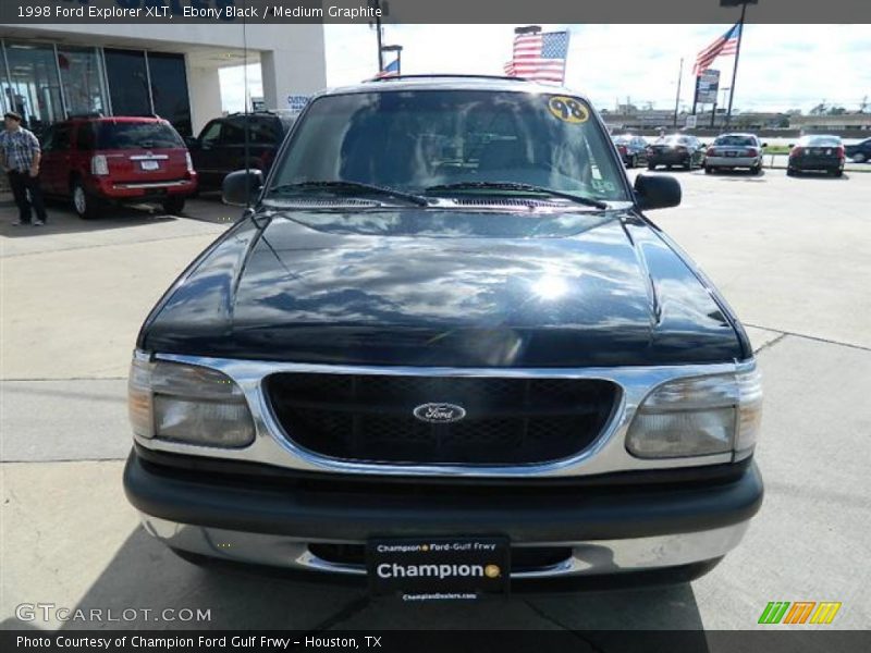 Ebony Black / Medium Graphite 1998 Ford Explorer XLT