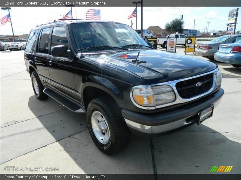 Ebony Black / Medium Graphite 1998 Ford Explorer XLT