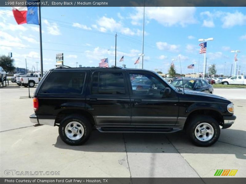 Ebony Black / Medium Graphite 1998 Ford Explorer XLT