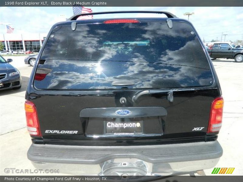Ebony Black / Medium Graphite 1998 Ford Explorer XLT