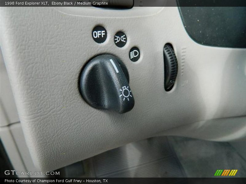 Ebony Black / Medium Graphite 1998 Ford Explorer XLT