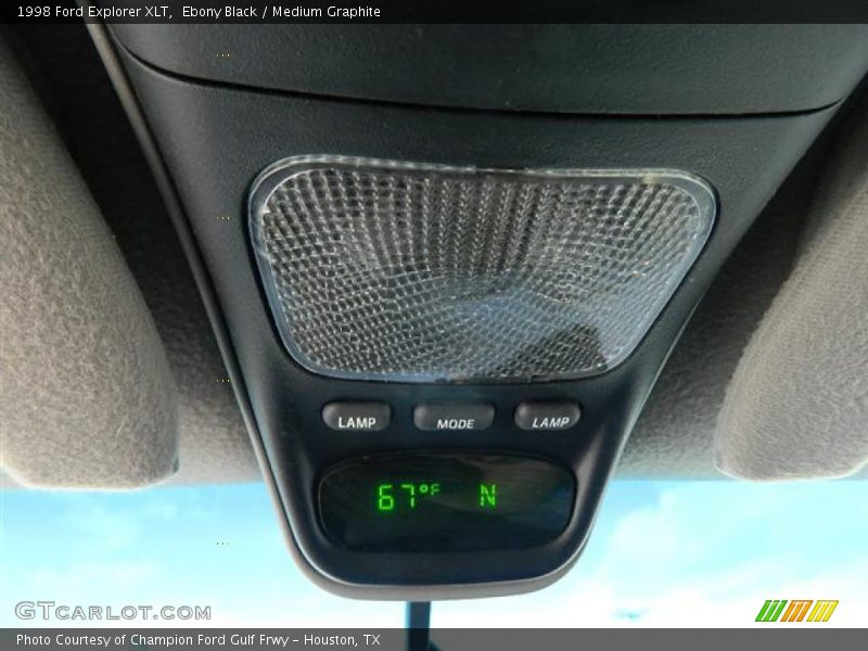 Ebony Black / Medium Graphite 1998 Ford Explorer XLT