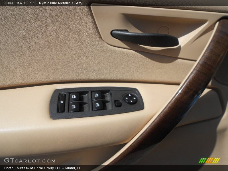 Mystic Blue Metallic / Grey 2004 BMW X3 2.5i
