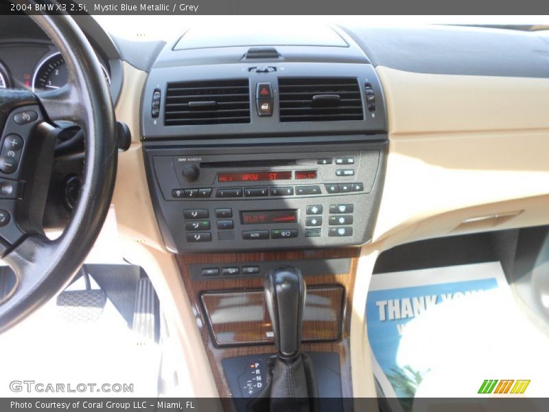 Mystic Blue Metallic / Grey 2004 BMW X3 2.5i