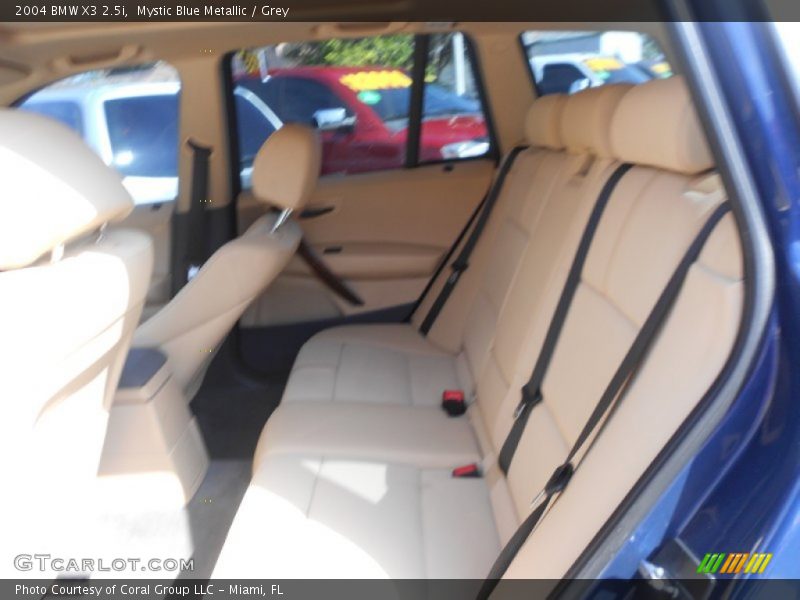 Mystic Blue Metallic / Grey 2004 BMW X3 2.5i