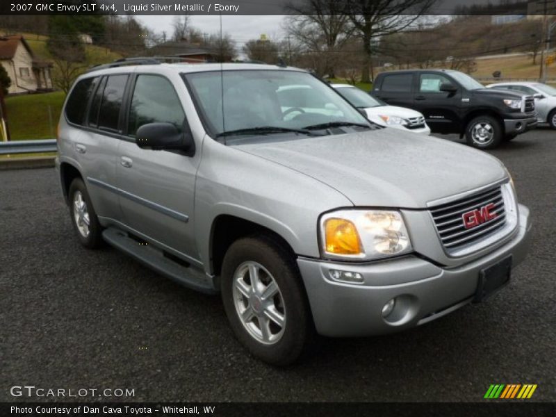 Liquid Silver Metallic / Ebony 2007 GMC Envoy SLT 4x4