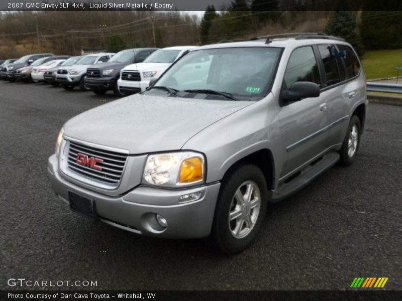 Liquid Silver Metallic / Ebony 2007 GMC Envoy SLT 4x4