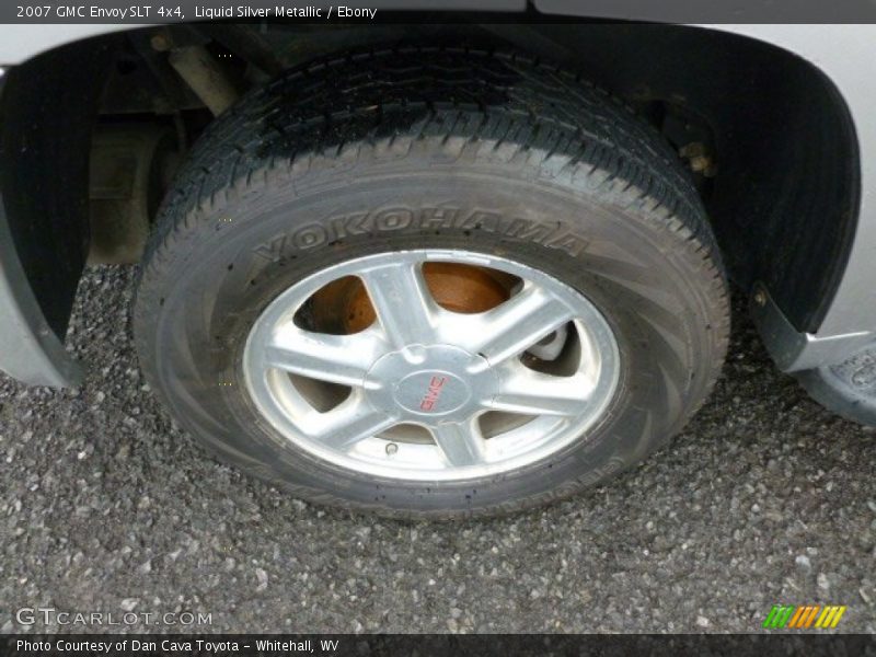 Liquid Silver Metallic / Ebony 2007 GMC Envoy SLT 4x4