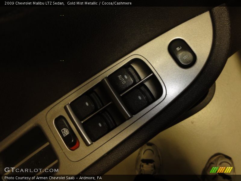 Gold Mist Metallic / Cocoa/Cashmere 2009 Chevrolet Malibu LTZ Sedan