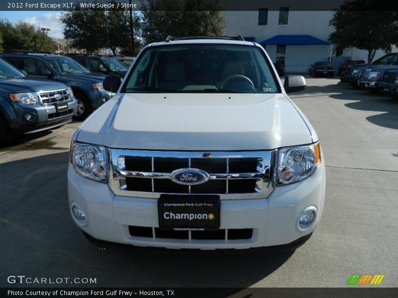 White Suede / Stone 2012 Ford Escape XLT